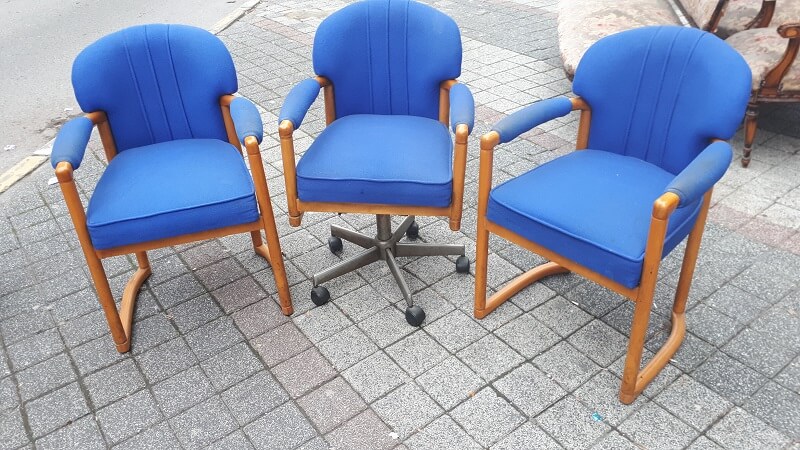 Retro Klasik Ofis Çalışma Koltuk 